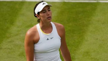 Las lágrimas de Garbiñe Muguruza tras perder cinco puntos en 14 minutos (+video)