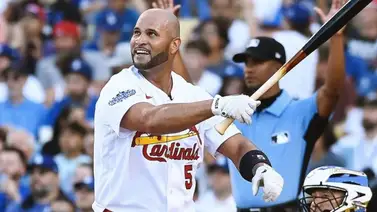 Así le rindieron un homenaje los jugadores a Albert Pujols Así le rindieron un homenaje los jugadores a Albert Pujols