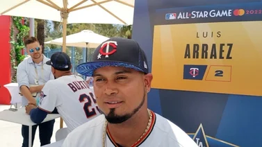 MLB: Vea aquí a Luis Arráez en su arribo al Juego de Estrellas (+Video)