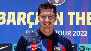 Lewandowski avisa en su presentación: "Estoy preparado para jugar el próximo partido" Lewandowski avisa en su presentación: "Estoy preparado para jugar el próximo partido"