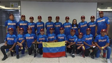Team Beisbol Venezuela U12 parte rumbo al Mundial de China Taipei