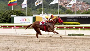 Rod Hendrick galopa el Clásico República Bolivariana de Venezuela en La Rinconada
