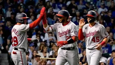 MLB: Keibert Ruíz demuestra todo su poder en la victoria de los Nacionales (+video)