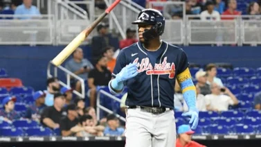 MLB: Ronald Acuña Jr. al primer pitcheo mantiene el yugo sobre Marlins (+VIDEO)