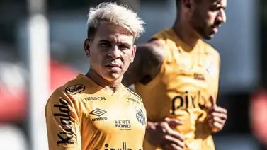 Soteldo se volvió a poner la "10" y entrenó con Santos (+video) Soteldo se volvió a poner la "10" y entrenó con Santos (+video)