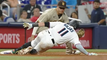 MLB: Miguel Rojas humilla a un jardinero que lo retó a correr (+Video)