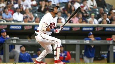 MLB: Vea a Luis Arráez castigar a Martín Pérez con su "Regadera" (+Video)