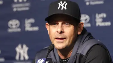 MLB: "Son gajes del oficio" Aaron Boone responde contundentemente a la fanaticada Yankee (+VIDEO) MLB: "Son gajes del oficio" Aaron Boone responde contundentemente a la fanaticada Yankee (+VIDEO)