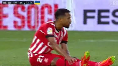 Alarma: Yangel Herrera se retira lesionado con el Girona Alarma: Yangel Herrera se retira lesionado con el Girona