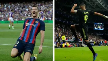 Karim Benzema y Robert Lewandowski dominan LaLiga y abren una nueva lucha por el 'Pichichi' Karim Benzema y Robert Lewandowski dominan LaLiga y abren una nueva lucha por el 'Pichichi'