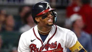 MLB: Ronald Acuña se resiente de su otra rodilla (+ Video)