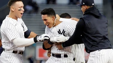 MLB: Oswaldo Cabrera la desaparece por primera vez en la Gran Carpa (+VIDEO)