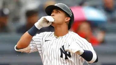 Así celebró Oswaldo Cabrera su primer cuadrangular con los Yankees (+video) Así celebró Oswaldo Cabrera su primer cuadrangular con los Yankees (+video)