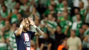 Neymar indignado a pesar de la victoria contra el Maccabi Haifa en Champions League Neymar indignado a pesar de la victoria contra el Maccabi Haifa en Champions League