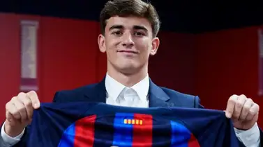 Gavi y su nuevo contrato con el FC Barcelona: "Siempre he tenido claro que quería estar aquí" Gavi y su nuevo contrato con el FC Barcelona: "Siempre he tenido claro que quería estar aquí"