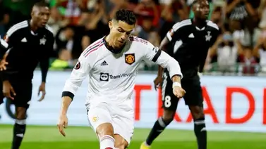 Cristiano Ronaldo anota su primer gol en la UEFA Europa League en victoria del Man Utd Cristiano Ronaldo anota su primer gol en la UEFA Europa League en victoria del Man Utd