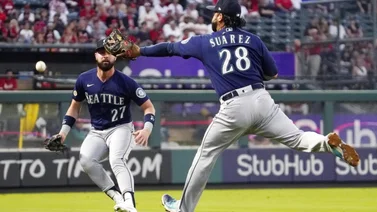 MLB: Eugenio Suárez sale lesionado y se encienden las alarmas en Seattle (+Videos)