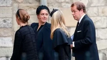 La Reina Consorte Camila llevó a sus hijos y nietos al último adiós de Isabel II
