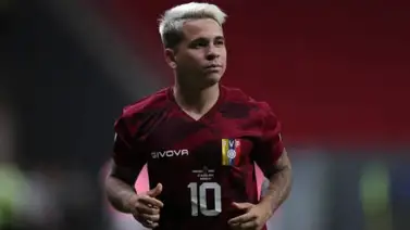 Soteldo se incorpora a la Vinotinto pese a la fuerte patada que recibió (+Video) Soteldo se incorpora a la Vinotinto pese a la fuerte patada que recibió (+Video)