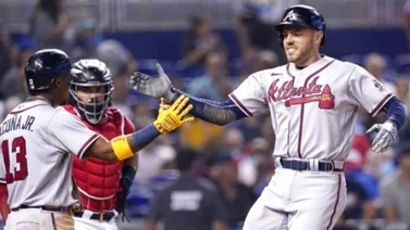 MLB: Así apoya el hijo de Freddie Freeman a Ronald Acuña Jr. y los Bravos (+Video)