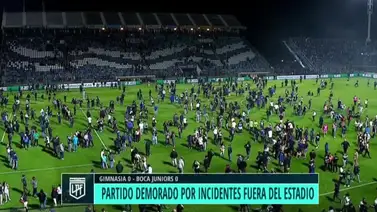 Liga Argentina: Incidentes impiden juego entre Boca Juniors y Gimnasia Liga Argentina: Incidentes impiden juego entre Boca Juniors y Gimnasia