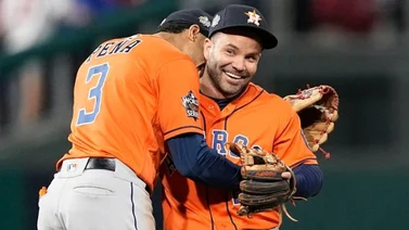 MLB: José Altuve celebra por todo lo alto la Serie Mundial