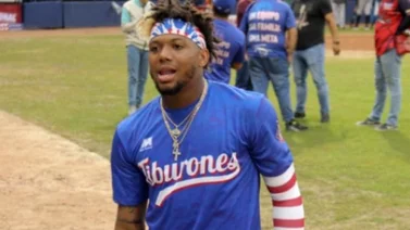 Así reaccionó Ronald Acuña Jr al golpe de Asdrúbal Cabrera
