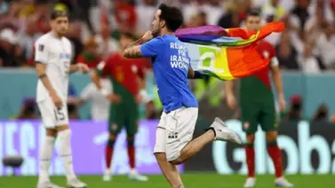 El verdadero significado de la bandera del espontáneo en el Portugal-Uruguay El verdadero significado de la bandera del espontáneo en el Portugal-Uruguay