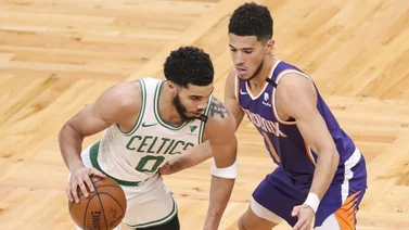 NBA: Devin Booker y Jayson Tatum son electos jugadores del mes