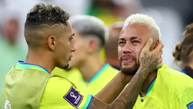 Neymar se lamenta:  "Este grupo se lo merecía, Brasil se lo merecía..."