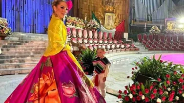Marjorie de Sousa le llevó serenata a la Virgen de Guadalupe (+VIDEO)