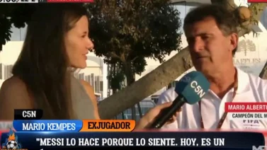 Mario Alberto Kempes en El Chiringuito: "Messi es un líder"