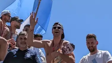 El "Dibu" se burla de Mbappé en celebración de Argentina El "Dibu" se burla de Mbappé en celebración de Argentina