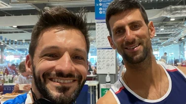 Juegos Olímpicos: El encuentro de Antonio Díaz con Novak Djokovic