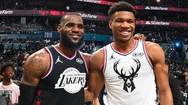 NBA: LeBron James y Giannis Antetokounmpo apuntan a la capitanía en el All Star Game