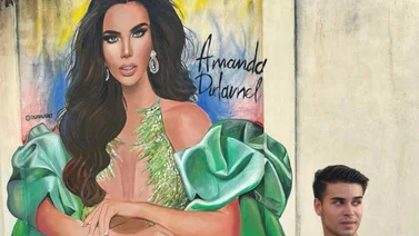 ¡Mágica! Amanda Dudamel es plasmada en un mural en Venezuela