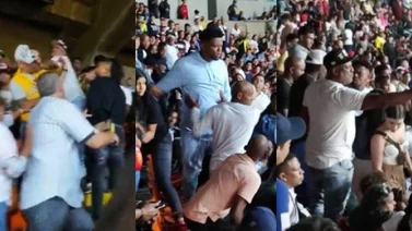 LVBP: Así fue la pelea entre familiares de Ronald Acuña Jr. y aficionados de Leones, según usuarios de Twitter