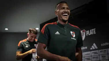 Salomón Rondón vivió un sueño en su estreno en el Monumental con River Salomón Rondón vivió un sueño en su estreno en el Monumental con River