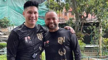 Así fue el reencuentro entre Chyno Miranda y Nacho