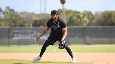 Luis Arráez y Johnny Cueto se miden como previa al juego entre Venezuela y Dominicana Luis Arráez y Johnny Cueto se miden como previa al juego entre Venezuela y Dominicana