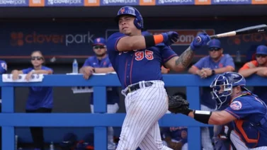 El entusiasmo de Francisco Álvarez con los Mets no tiene límites