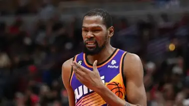 NBA: Kevin Durant estará de baja por tres semanas con los Suns NBA: Kevin Durant estará de baja por tres semanas con los Suns