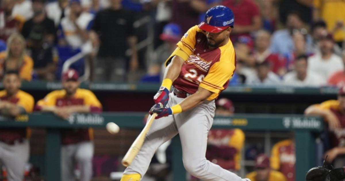 Clásico Mundial de Beisbol Venezuela se va arriba de la mano de