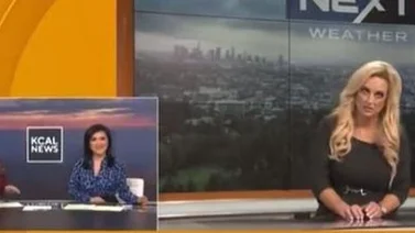 A una presentadora de CBS le dio un 'beri beri' en vivo