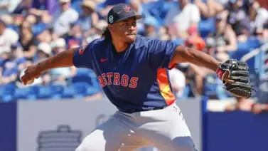 MLB: Luis García sufre en su regreso a la acción con los Astros de Houston MLB: Luis García sufre en su regreso a la acción con los Astros de Houston