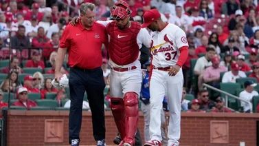MLB: Willson Contreras sale del encuentro en su debut con San Luis