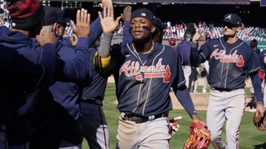 MLB: ¡El primero de "El Abusador"! Ronald Acuña Jr. se fue para la calle en su primer turno (+VIDEO)