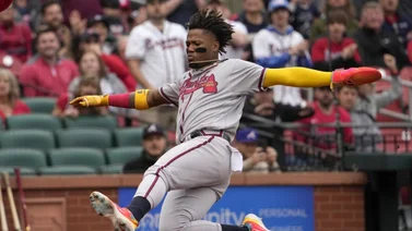 MLB: Esta es la velocidad de Ronald Acuña Jr. de primera base al plato (+VIDEO)