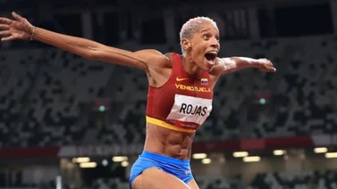 Yulimar Rojas estrena "tumbao" antes de su estreno en la Liga de Diamante (+VIDEO)