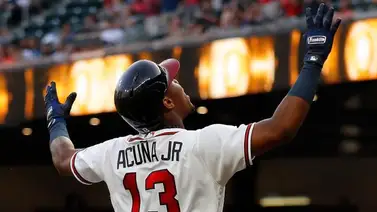MLB: Ronald Acuña Jr manda lejos la pelota en Kansas City (+ Video) MLB: Ronald Acuña Jr manda lejos la pelota en Kansas City (+ Video)